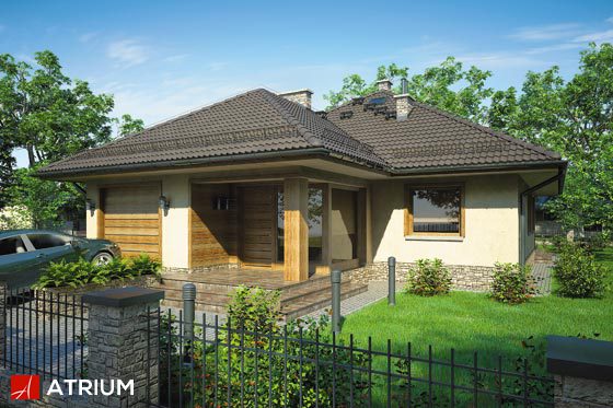 Projekt domu z poddaszem Dom Modelowy w Jankach S-GL 777